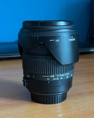 Sigma Dc 17-70 f2.8-4 hsm macro