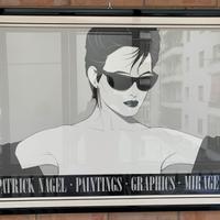 Poster Patrick Nagel Paintings Mirage 1983
