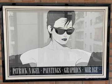 Poster Patrick Nagel Paintings Mirage 1983