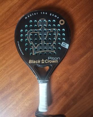 Pala padel Black Crown Piton 