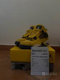 Jordan 4 Lighiting Yellow Originali
