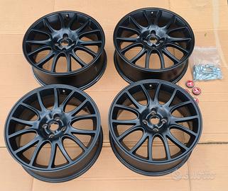 Cerchi Abarth Tributo nero opaco 17"