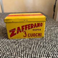 Scatola   in latta zafferano 3 Cuochi