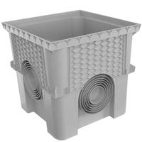 Pozzetto 40x40 in polipropilene PVC con coperchio