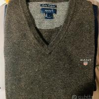 Maglione in lana GANT scollo a V da uomo