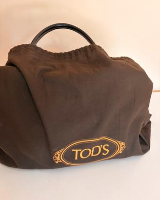 Borsa marrone scamosciata Tods