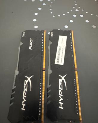 16gb ddr4 2x8 3200mhz hyper x fury