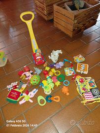 Giocattoli vari prima infanzia