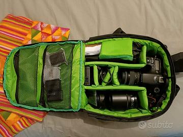 Kit Fotografico: Alpha68 + 18-55 + 55-200