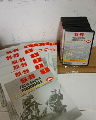 10 dvd "1914-1918 Prima Guerra Mondiale"