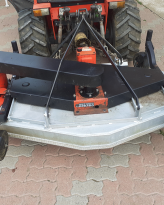 Piatto rasaerba a turbina con cesto di raccolta