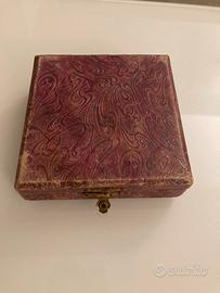 1940s Vintage Velluto Bracciali  gioielli scatola