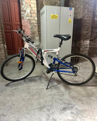 Bicicletta con catena antifurto