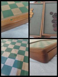 Scacchiera damiera legno Citizen