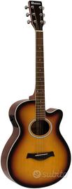 DIMAVERY AW-400 Chitarra Western, sunburst