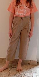 Due paia di pantaloni cotone e lino Benetton 6anni