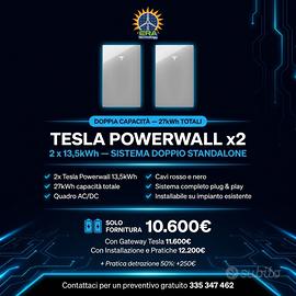 Fotovoltaico Tesla Powerwall 3  x2 - 27kWh