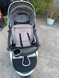 Passeggino ruote grandi, molto pratico 
