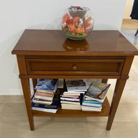 Tavolino consolle in legno massello