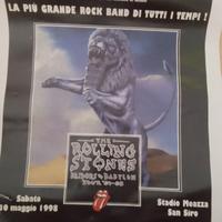 Rolling Stones locandina concerto