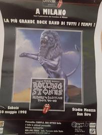 Rolling Stones locandina concerto
