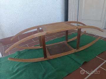 scaldaletto "prete" in legno per arredo rustico 