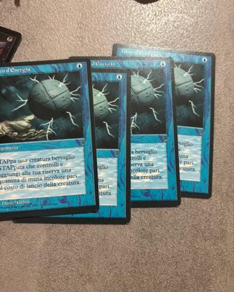 Lotto 4x Tocco di energia - Magic Mtg Leggende