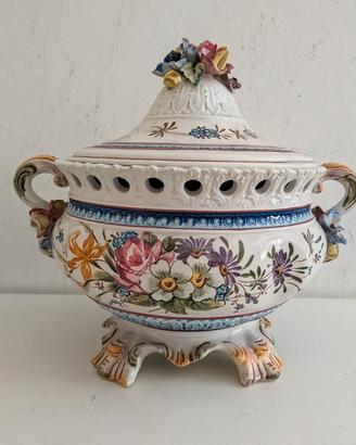 Zuppiera / Pot-Pourri Centrotaula Vintage Ceramica