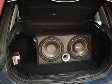 subwoofer doppio 32  da 1200 watt 