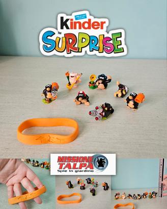 Missione Talpa - Spie in Giardino Kinder - 8 pezzi