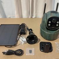 Fotocamera telecamera 4G con SIM, 2.5K e p. Solare