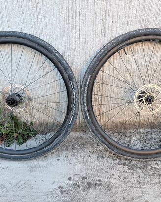 Ruote Gravel Alexrims boondocks 7d+dischi+tubless