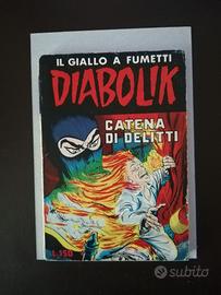 Diabolik seconda serie n. 26 con fustella original