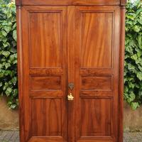 Armadio credenza Impero in noce