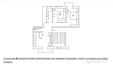 Stanza singola in via De Amicis 4 Bari