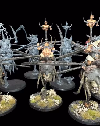 Pusgoyle Blightlords Larvoidi Nurgle Warhammer AoS