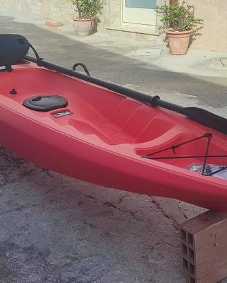 Kayak Big Mama Gil, completo di pagaia e carrello.