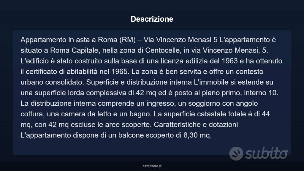 Appartamento – Roma, Prenestino-Centocelle, Municipio Roma V - Vista 4