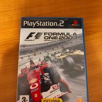 Gioco per la Play Station 2 Formula One 2003