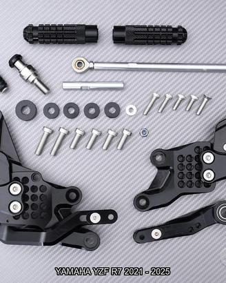 Pedane arretrate YAMAHA YZF R7 2021 - 2025