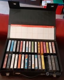 VALIGETTA CON LOTTO 30 MUSICASSETTE MINA DALLA ECC