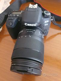 Canon EOS 77D + obiettivo Canon EFS 18-135mm