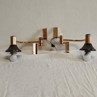coppia Applique in ottone snodabili 