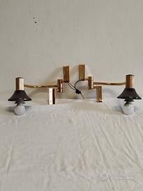 coppia Applique in ottone snodabili 