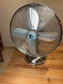 Ventilatore da appoggio in metallo