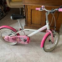 Bici bambina adatta da 3 a 6 anni come nuova