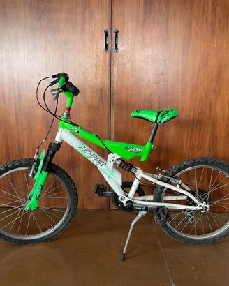 MTB verde per bambino