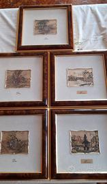 Quadretti con lastra in argento