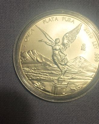 1 oz argento messico 2010