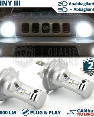 Lampadine LED H4 per SUZUKI JIMNY 3 Luce Bianca